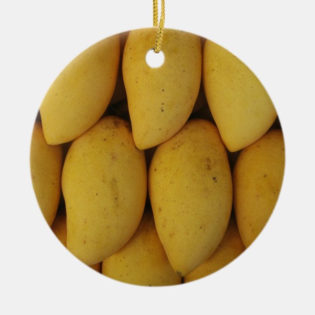 Mango Ceramic Tree Decoration (Front)
