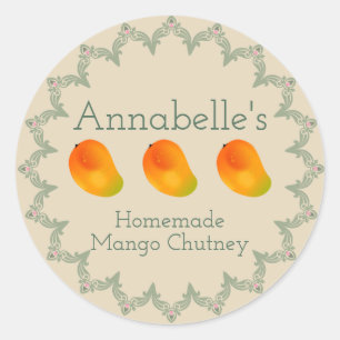 Mango Chutney Label