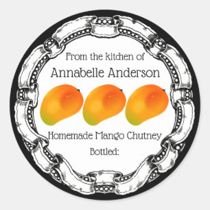 Mango Chutney Label Personalise