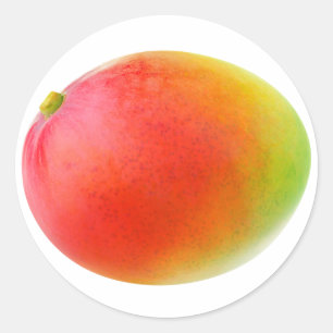 Mango Classic Round Sticker
