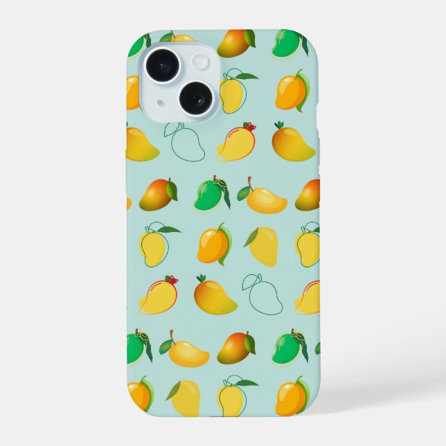 Mango Fresh iPhone 15 Case (Back)