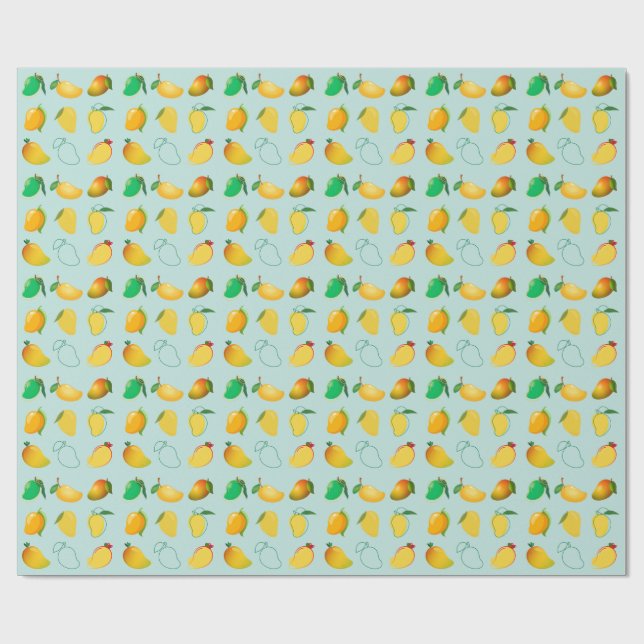 Mango Fresh Wrapping Paper (Flat)