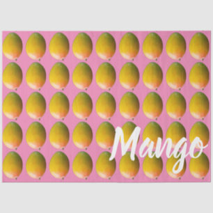 Mango Fruit Pattern for Vegetarian and Vegan Tissue Paper