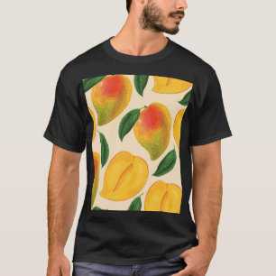 Mango Fruit Seamless Pattern T-Shirt