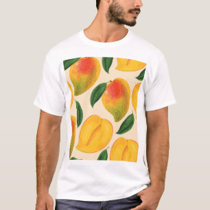 Mango Fruit Seamless Pattern T-Shirt