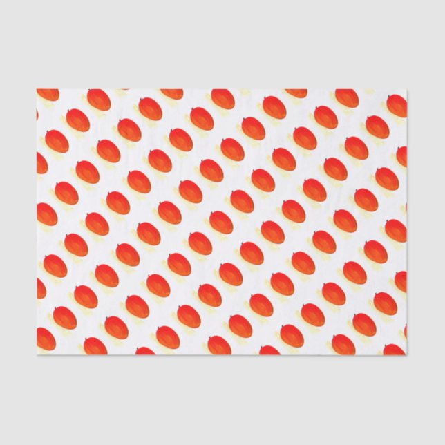 Mango fruit watercolor chic Food Tropical Pattern  Tissue Paper (Front)