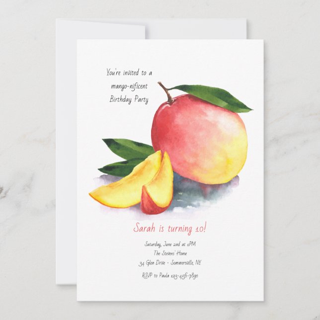 Mango Invitation (Front)