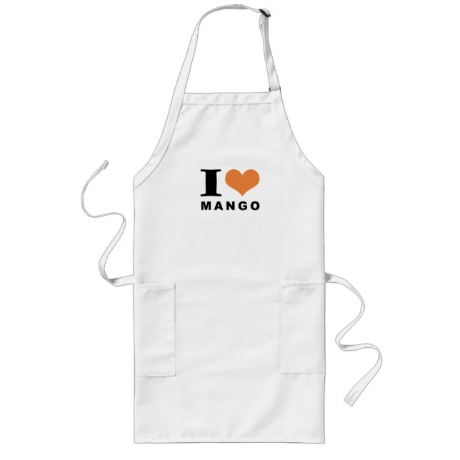 Mango lover long apron (Front)