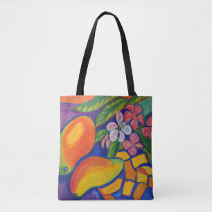Mango lovers Tropical tote bag