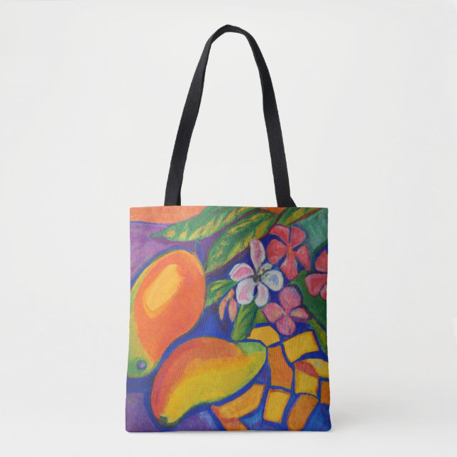 Mango lovers Tropical tote bag (Front)