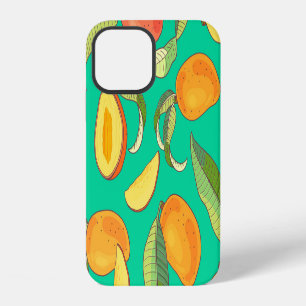 Mango Medley: Tropical Fruit Pattern iPhone 12 Case