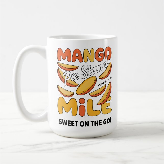 Mango Mile Pie Stand Coffee Mug (Left)