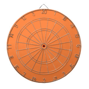 Mango Orange Colour Accent ready to customise Dartboard