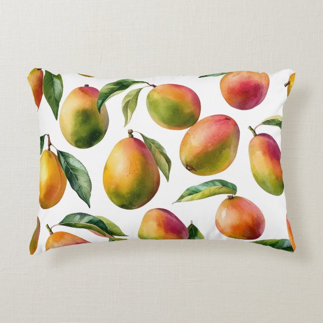 Mango Pattern Decorative Cushion (Front)