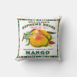 Mango Preserves Throw Pillow