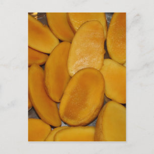 Mango slices postcard