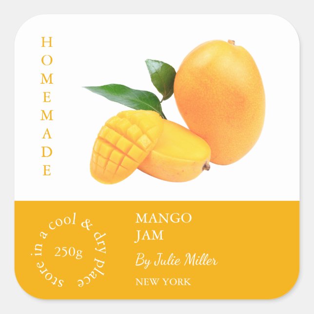 Mango Small Business Label (Front)