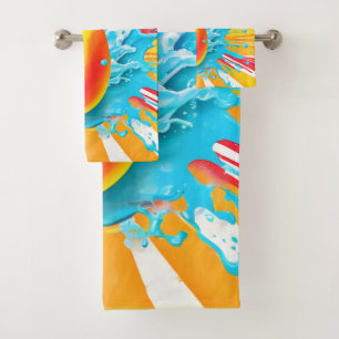 Mango Splash Delight Bath Towel Set