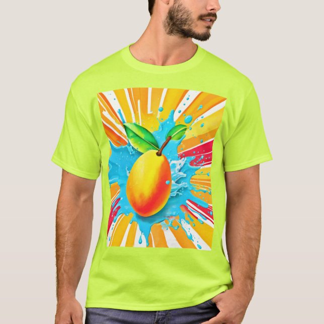 Mango Splash Delight T-Shirt (Front)