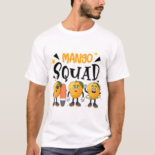 Mango Squad Summer Funny Mango Fruit Lovers T-Shirt