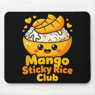 Mango Sticky Rice Club Kawaii Thai Dessert Food Mouse Mat