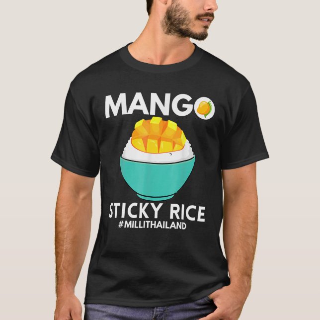 Mango Sticky Rice Milli Thailand Summer Food Lover T-Shirt (Front)