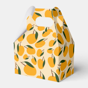 Mango Summer Fruit Pattern Favour Box