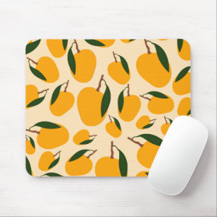 Mango Summer Fruit Pattern Mouse Mat