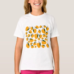 Mango Summer Fruit Pattern T-Shirt