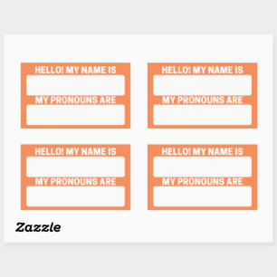 Mango Tango Name & Pronoun Labels