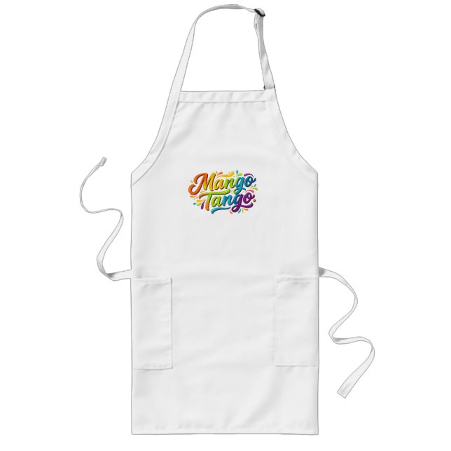 Mango Tango Tropical Vibes T-Shirt Long Apron (Front)