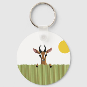 Mango the Gazelle Peek-a-boo Key Ring