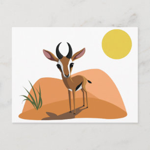 Mango the Gazelle Postcard