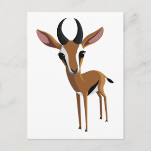 Mango the Gazelle Postcard