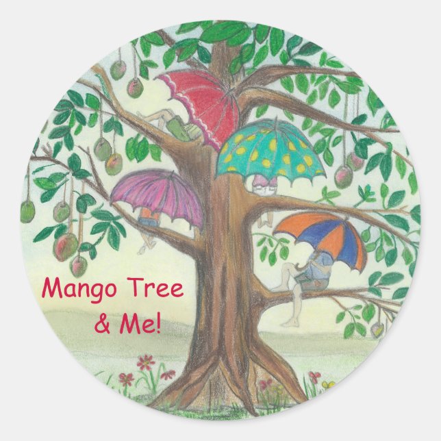 Mango Tree & Me! Stickers for children (Front)