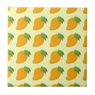 Mango Tropical Fruit Lovers Caribbean Summer Tile