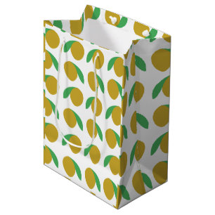 Mango Tropical Fruit Summer Party Medium Gift Bag