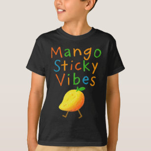 Mango Vibes Cute Fruit Character T-Shirt