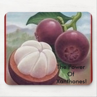 Mangosteen fruit, The Power  Of Xanthones! Mouse Mat