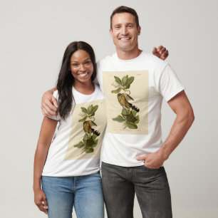 Mangrove Cuckoo from Audubon's Birds of America T-Shirt