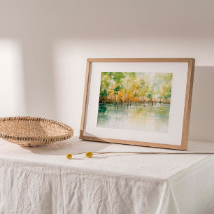 Mangrove Embrace: Vibrant Watercolor Print