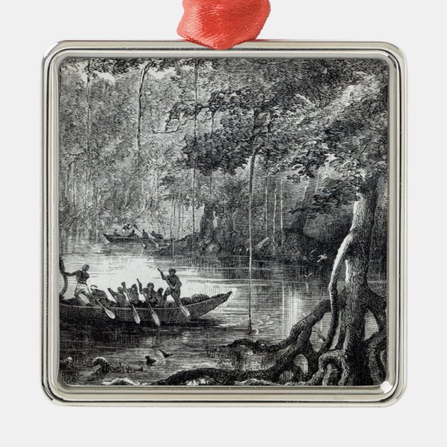 Mangrove Forest' Metal Tree Decoration (Front)