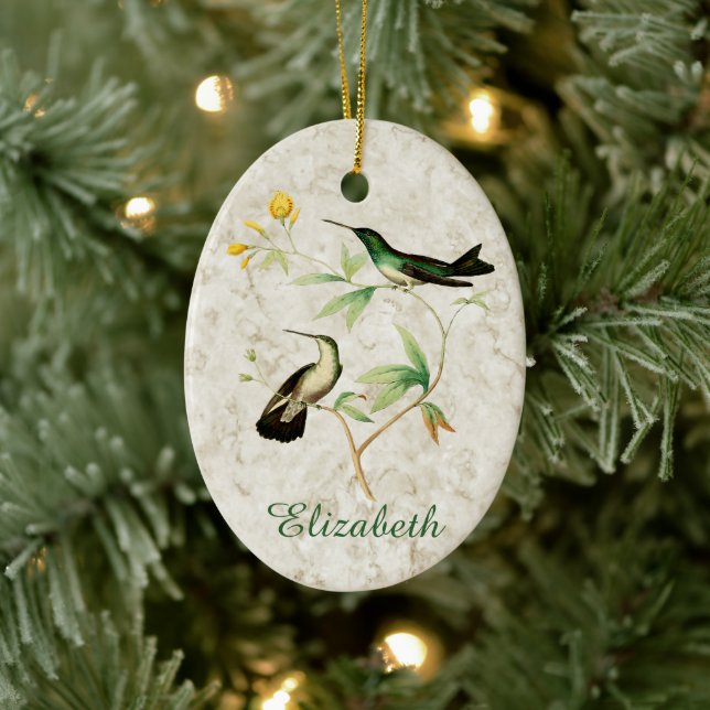Mangrove Hummingbird Ceramic Tree Decoration (Tree)