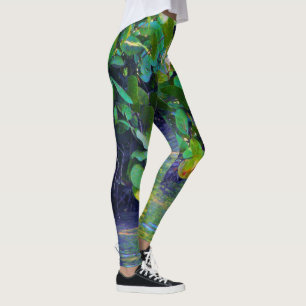 Mangrove Lagoon with Sea Grapes Leggings