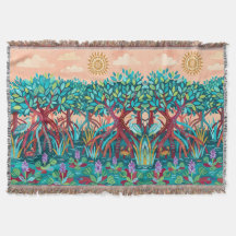 Mangrove Water Hyacinth Blanket