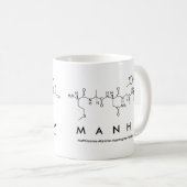 Manha peptide name mug (Front Right)