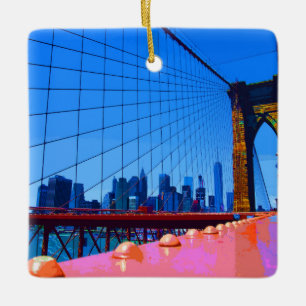 Manhattan 3000 ceramic ornament