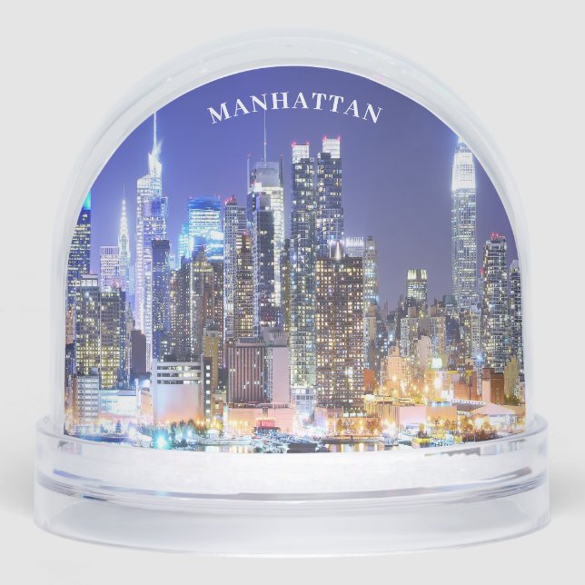 Manhattan America Snowglobe (Front)