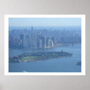 Manhattan and Governors Island Poster