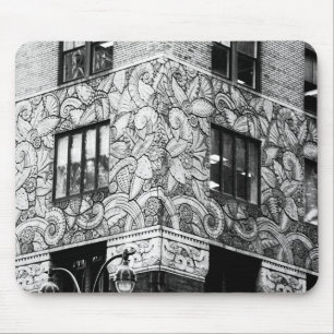 Manhattan Art Deco leafy frieze mousepad
